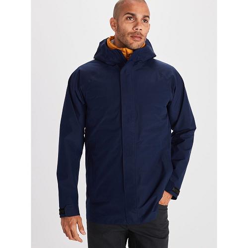 Marmot Prescott Rain Jacket For Mens Navy GJD496273